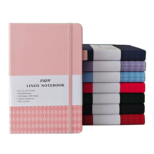 Hot bán A5 Kích thước bìa cứng 100gsm 160 sheets lót khá PU da Nhật Ký notepad & lưu ý cuốn sách bán chạy nhất - Product Image 4