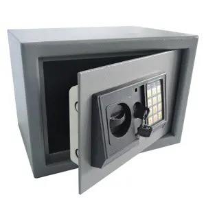 Coffre-fort électronique, petit coffre-fort avec code numérique et clé, serrure électronique, coffre-fort pour meubles