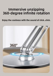 <span class=keywords><strong>Ventilador</strong></span> <span class=keywords><strong>de</strong></span> Escritorio Portátil <span class=keywords><strong>de</strong></span> 2200 mAh, Diseño <span class=keywords><strong>de</strong></span> Lujo, Estética Avanzada, Motor <span class=keywords><strong>Silencioso</strong></span> <span class=keywords><strong>de</strong></span> Metal, Tres Velocidades, Ajustable 360° - Product Image 5