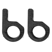 2 Soportes para Barra de Luz LED de 1.2/1/0.75 Pulgadas, Soporte Horizontal Redondo para Barra de Luz LED 4X4
