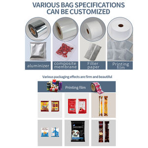 Máquina automática de embalaje de llenado de tornillo de cuchara, flor de hierbas, carne seca, higos secos, setas, aperitivos frágiles - Product Image 4