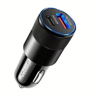 Chargeur de voiture USB rapide Type C PD, adaptateur de charge rapide pour téléphone, compatible avec les téléphones 15 14 13 12 11 Pro Max - Product Image 3