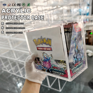 Các Nhà Sản Xuất Kinh Doanh Thẻ Trò Chơi Elite Huấn Luyện Viên Bảo Vệ Hiển Thị Trường Hợp Từ Nắp Booster Hộp Acrylic etb Hiển Thị Trường Hợp - Product Image 1