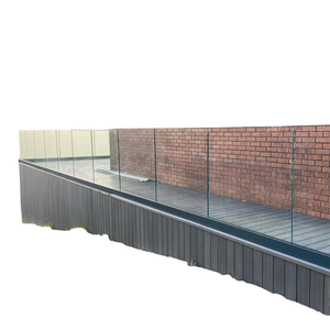 YL thiết kế hiện đại boong lan can kính lan can dễ dàng DIY nhôm U kênh cho ban công - Product Image 4