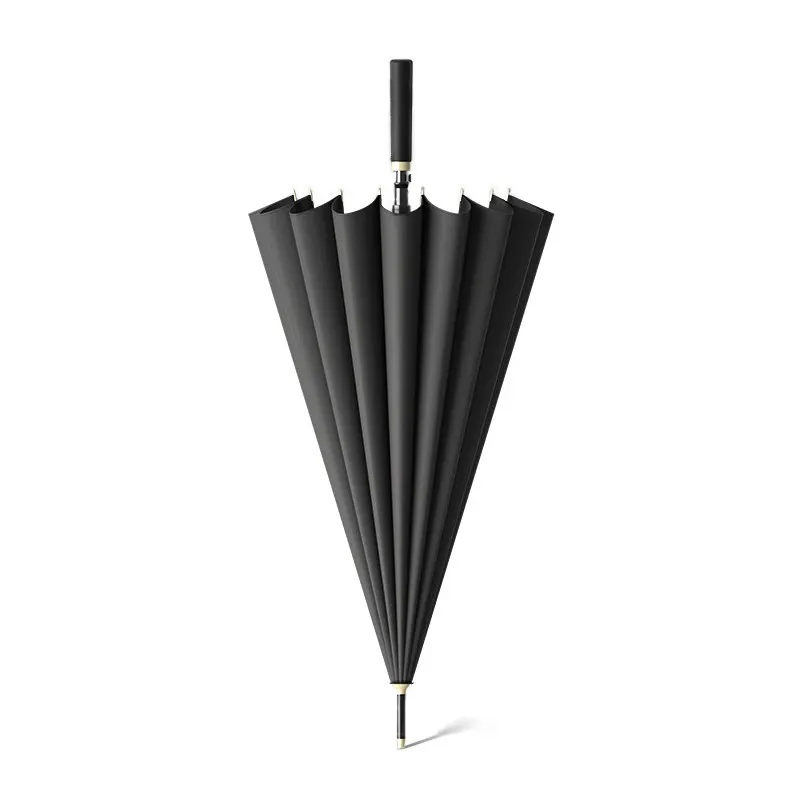 프로모션 110cm 16 뼈 사용자 정의 브랜드 골프 우산 인쇄 로고 방풍 비 우산