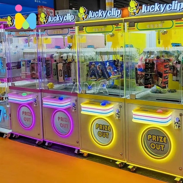 Profitable Claw Machine Lucky Prize Claw Crane Arcade Game Machine Mini Coin-Operated Vending Toy with Metal Claw Machine