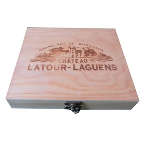 Unfinished Pine Paulownia Wood Gift Packaging Box Safe <strong>DIY</strong> Nautical Art Love Styles Laser Polished Cheap <strong>Keepsake</strong> Wooden Box - Product Image 3