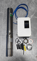 Pompe centrifuge de surpression YINJIA 4YSC à moteur CC sans balais solaire, en acier inoxydable, pour puits, OEM 1.8KW 280V, débit de liquide 5.5m³/h