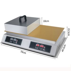 Popular Stainless Steel High-Accuracy 1300W Snack Muffin Souffle Pancake & <b>Waffle</b> <b>Maker</b> with 220V/110V for Snack - Product Image 2