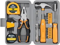 Kit de réparation pour la maison avec clés hexagonales, tournevis et pinces, un ensemble complet d'outils pour la maison au quotidien.