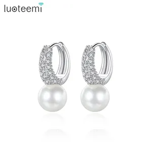 LUOTEEMI Clip auf Creolen Schmuck Designer Fancy Jewelry Huggie Beliebte Dangle Accessor Drop Earing