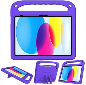 Funda de espuma EVA a prueba de golpes para tableta, protector para iPad de 10. ª generación, 10,9 pulgadas, 2022, resistente, mango de parachoques, pata de cabra, para niños