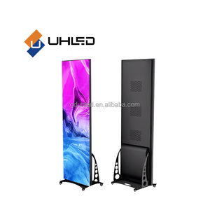 640x1920mm 풀 컬러 <span class=keywords><strong>LED</strong></span> 배너 스크린 P2.5 디지털 포스터 디스플레이, 와이파이 제어 스탠드형 <span class=keywords><strong>LED</strong></span> 포스터 디스플레이 - Product Image 2