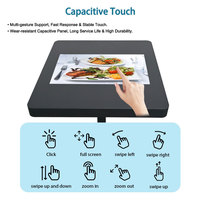 Table basse tactile interactive Android 21,5 pouces avec écran LCD multi-touch et film nano pour publicité