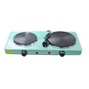 便携式不锈钢双灶头 2000W 电热炉，适合家庭和房车使用 - Product Image 6