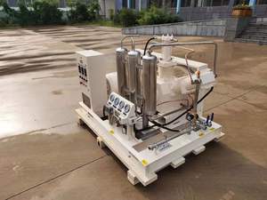 Compresseur d'oxygène dentaire BROTIE 60m/h 150Bar Haute pression Refroidi par air Sans huile Portable Piston 220V/380V Contrôlé par PLC Aluminium - Product Image 1