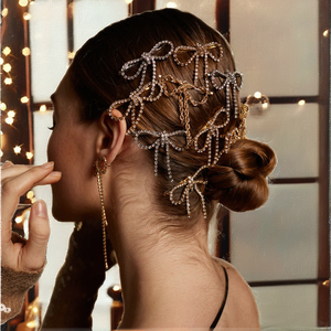 Accessoires capillaires créatifs en métal ajouré pour enfants, vente en gros, épingles à cheveux en cristal, pinces à cheveux YUSE, cadeau tendance - Product Image 2