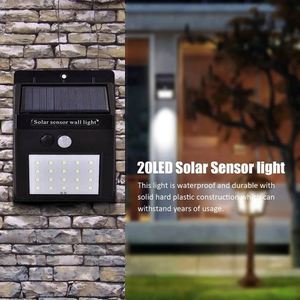 <b>LED</b> Solar <b>Light</b> Wireless <b>Sensor</b> Waterproof Solar Wall Lamp Outdoor <b>Motion</b> Garden Decoration Spotlights - Product Image 4