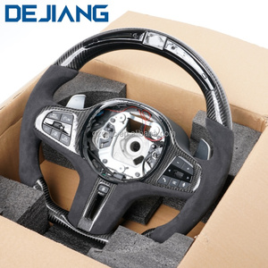 Volant en fibre de carbone nouvelle génération pour G30 G20 G28 G31 G20 G32 G01G02 G87 G80 G82 G05 avec boutons LED et ACC - Product Image 2