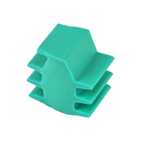 Bouchon en caoutchouc multi-nervures personnalisé pour profilé plastique extrudé, anti-poussière, amortissant les chocs, taille personnalisée disponible