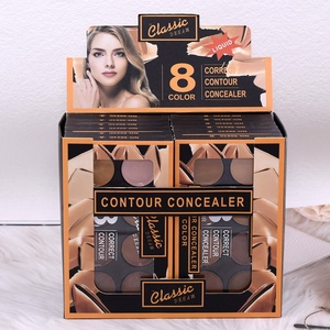 Paleta de Tintes para Piel Oscura, Corrector de Color Marrón <span class=keywords><strong>Oscuro</strong></span>, Resistente al Sudor, 8 Tonos, para Teñir Nudos de Pelucas - Product Image 5