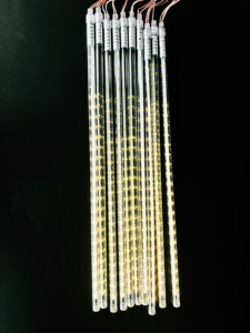 50cm Outdoor Festival Rope <strong>Decoration</strong> Lights Falling Rain Icicle Chandelier Rgb Fairy String Waterproof Led Meteor Shower Light - Product Image 2