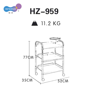 3-Level Moderne Roestvrijstalen Salon Trolley Kar Metalen Handkar Voor Nagel Manicure Spa Massage Behandeling Voor Woonkamer Gym - Product Image 6