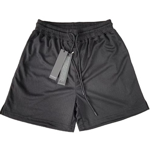 Men's <b>Black</b> Mesh Shorts Drawstring Waist Quick Dry Sport Casual Short <b>Pants</b> - Product Image 1