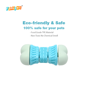 Juguete para Perros Famipet, Nuevo, Resistente, de Nylon de Grado Alimenticio, Diseño de Hueso Giratorio, TPR, Juguete Masticable para Mascotas - Product Image 3