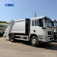Camion Compacteur de Déchets CIMC 9m³ 7 Tonnes à Chargement Arrière Shacman L3000 Euro 2 LHD pour l'Algérie et l'Afrique