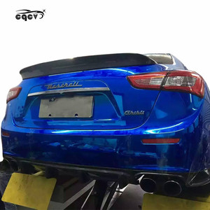 Kit carrozzeria per <span class=keywords><strong>Maserati</strong></span> Ghibli 3D stile fibra di carbonio con labbro anteriore diffusore minigonne laterali bagagliaio Spoiler laterale copertura specchietto retrovisore - Product Image 3