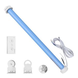 Electric Roller Blind Motor 25mm <b>Wired</b> Power Supply Remote <b>Control</b> Ceiling Installation Easy Setup for 38mm Blinds - Product Image 1