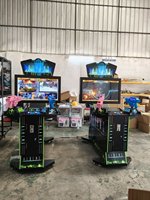 Vente en gros usine : Machine de jeu d'arcade simulateur de tir Alien Extermination avec écran LCD 42 pouces, à monnayeur, pour parcs d'attractions