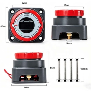 300A 80V Hochleistungs-Batterietrennschalter aus Versilbertem Kupfer mit Spannungsanzeige für Boote - Product Image 2