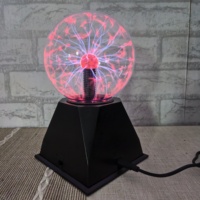 Boule Plasma Lumineuse 5 Pouces – Lampe Électrostatique Clignotante Magique pour Fêtes, Décoration Interactive et Cadeau de Fête