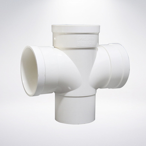 Piutouyar 4 raccordi per tubi a gomito a croce da 2,5 cm, in PVC, 4 vie, per mobili, in PVC, per mensole fai da te, struttura di supporto da giardino