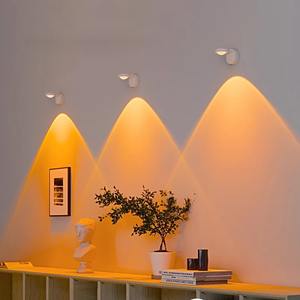 Lámpara Inalámbrica de Atardecer, Proyector de Luz Nocturna, Decoración para el Hogar, Lámpara de Pared, Vitrina de Cocina, Armario, Dormitorio, Lámparas de Lectura para RV - Product Image 1