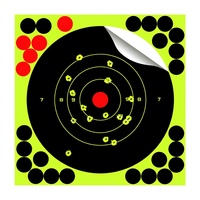 Autocollants de cibles de tir vert fluorescent très demandés pour armes à feu, arcs et fléchettes – Cibles adhésives pour le tir