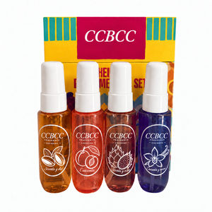 Tropical Fragrance <b>Perfume</b> Mist 4pcs <b>Set</b>, Long Lasting Body Scent Spray <b>Mini</b> Travel Size Fragrance Collection - Product Image 1