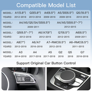 CARABC Apple CarPlay y <span class=keywords><strong>Android</strong></span> <span class=keywords><strong>Auto</strong></span> Inalámbrico para <span class=keywords><strong>Audi</strong></span> A1 A3 A4 A5 A6 A8 Q2 Q3 Q5 Q7 S4 S5 MMI MIB Pantalla Inalámbrica CarPlay - Product Image 4