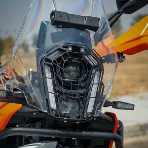 Protection de grille de phare pour moto <span class=keywords><strong>KTM</strong></span> <span class=keywords><strong>390</strong></span> <span class=keywords><strong>Adventure</strong></span> <span class=keywords><strong>R</strong></span> 390ADV <span class=keywords><strong>R</strong></span> 2025, protection de phare, abat-jour, filet de protection - Product Image 2
