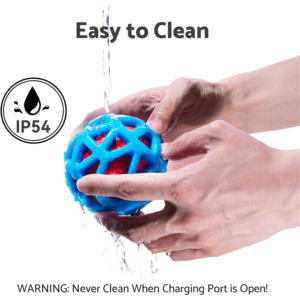 Nuovi Arrivi: Palla Giocattolo Blu in Gomma per Cani, Lussuosa e Interattiva per Interni - Product Image 6