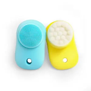 <span class=keywords><strong>Brosse</strong></span> <span class=keywords><strong>nettoyante</strong></span> colorée à double tête <span class=keywords><strong>Luna</strong></span> mini 2 en silicone pour le visage - Product Image 1