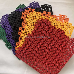 Alfombra de Suelo Modular de PP para Exteriores con Reducción de Ruido para Cancha de Baloncesto de 3x3 <span class=keywords><strong>en</strong></span> el Patio Trasero - Product Image 1