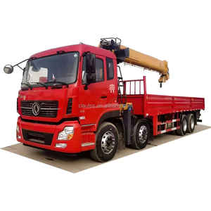 Dongfeng 8 X4 <span class=keywords><strong>20</strong></span> טון משאית מנוף הידראולי עבור מנוף כבד רכוב עם מפעל שליטה מרחוק - Product Image 1