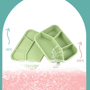 BPA Miễn Phí Tùy Chỉnh Thực Phẩm Snack Lưu Trữ Cô Gái Silicone Hộp Ăn Trưa Bento Hộp Ăn Trưa Cho Trẻ Em - Product Image 4