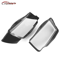 2 Pièces Coques de Phare Avant en Verre, Cache-Lentilles de Phare, Capots de Lampe pour Audi A5 2008-2010, Accessoires Auto