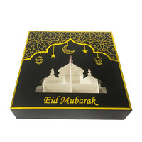 Boîtes à bonbons personnalisées pour la fête de l'Eid, boîte en papier avec impression de logo pour les célébrations de vacances