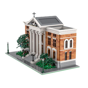 MOC-100578 modulare torna al futuro modello di torre dell'orologio mattoncini di assemblaggio giocattoli fatti da te blocchi di costruzione regali per bambini di Natale 3104 pz/set - Product Image 4