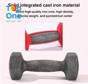 TopOne ménage exercice équipement sportif Yoga Fitness solide fonte hexagone haltères - Product Image 4